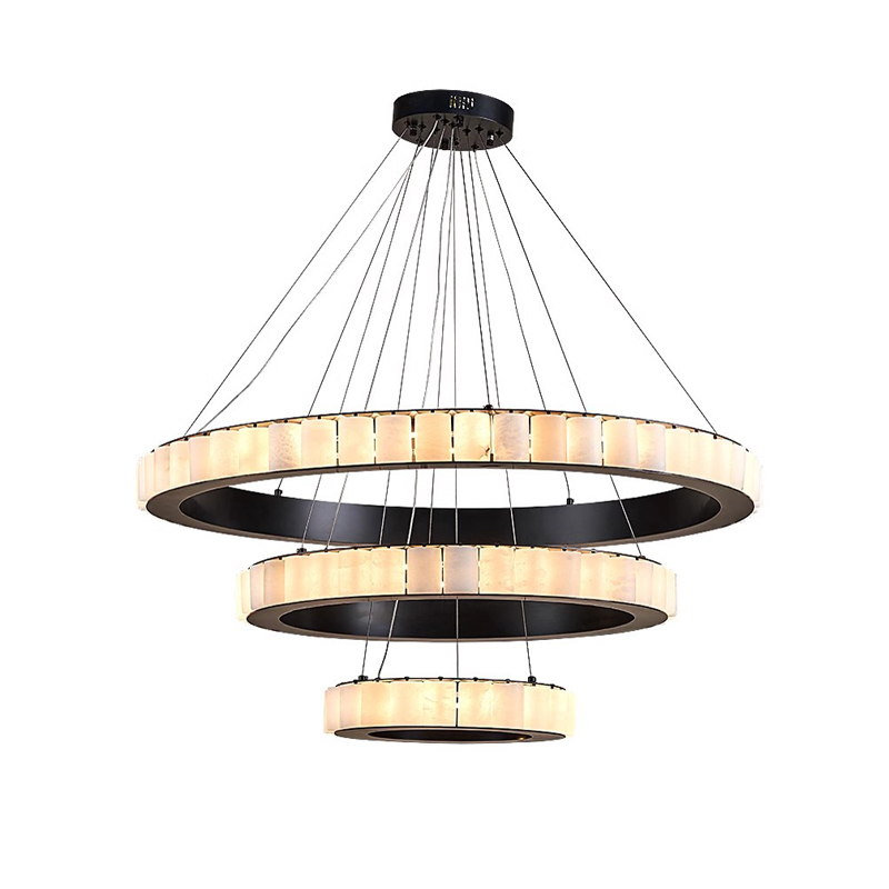 Vintage Collectible Marbles - Vintage klassieke marmeren collectie dimbare LED-hanglamp
