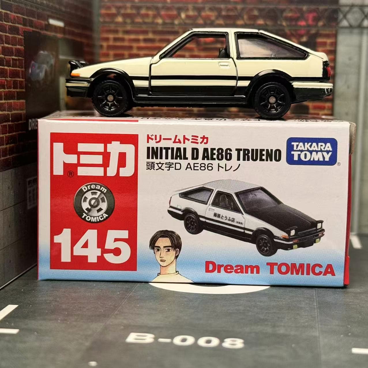 Vintage Collectible Model Cars - Droom Tomica NR. 145 Initial D