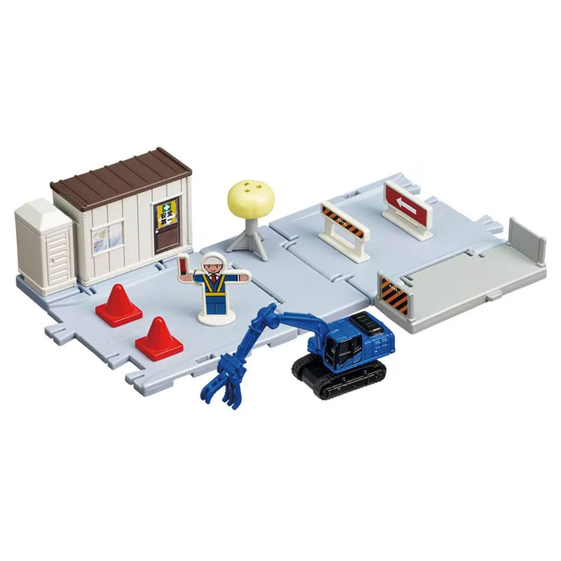 Vintage Collectible Model Cars - Tomica Town Road Construction Speelset met