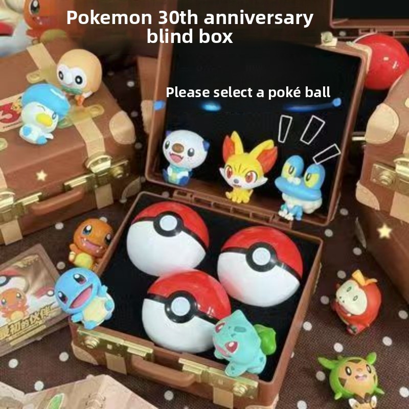 Vintage Toy Collector - Met doos Pokemon First Partners Blind-box