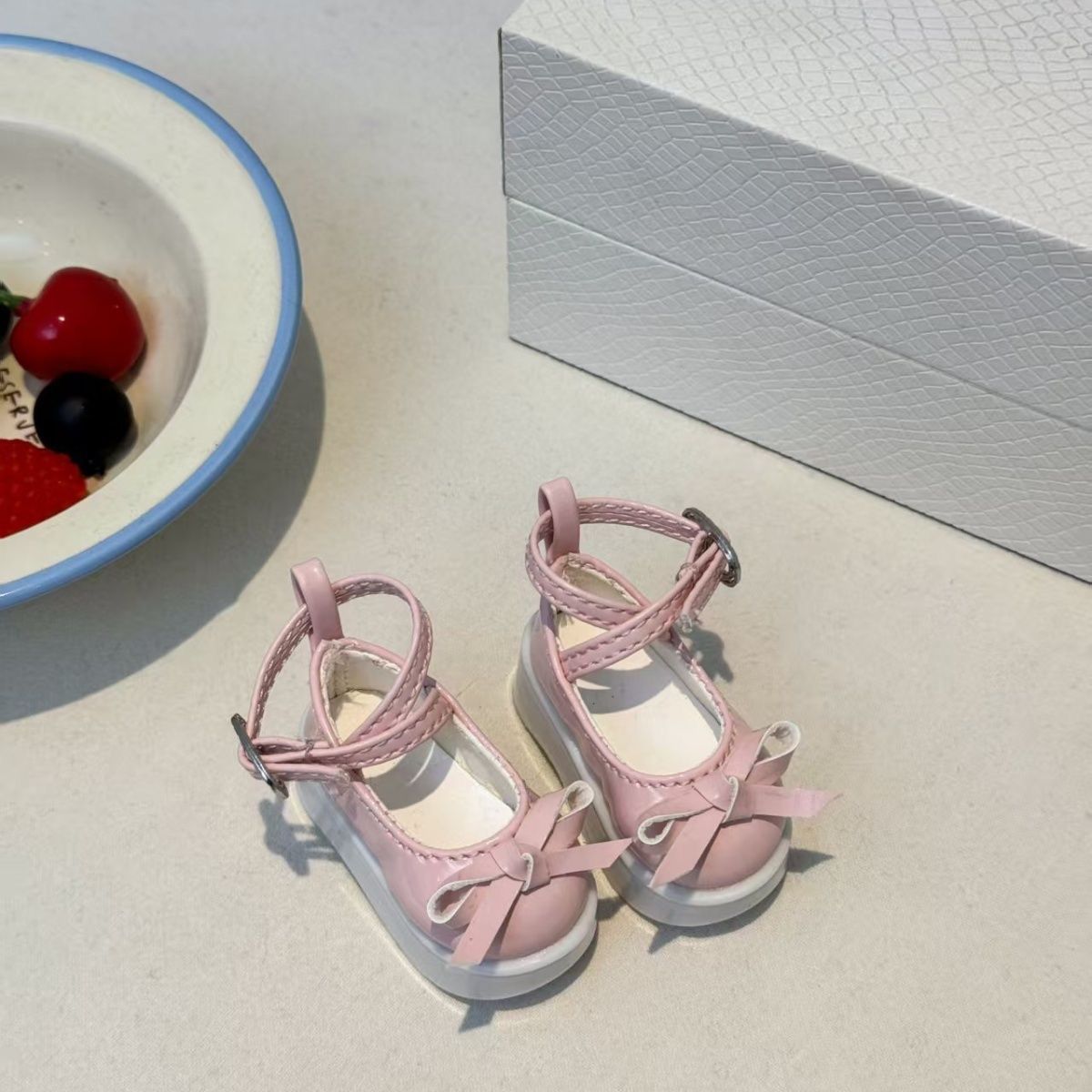 Koffiebruine strikplatform pop - Vintage Collectible Shoes recensie en prijs