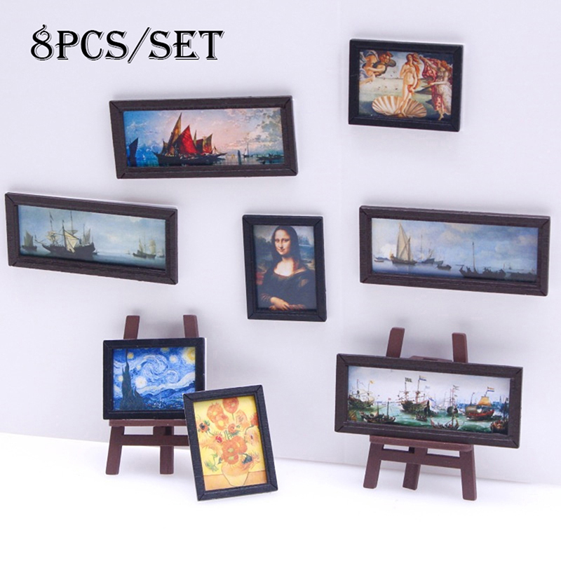 8 stks/set 1:12 Poppenhuis Min - Vintage Toy Collector recensie en prijs