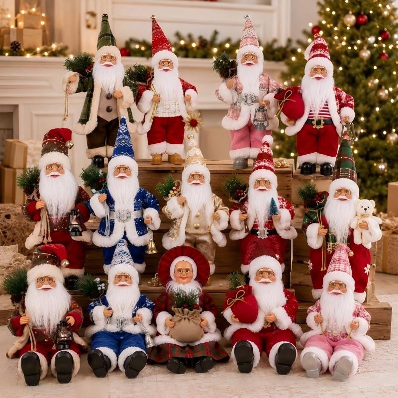 Staande Kerstman-figuur, handg - Vintage Collectible Santa recensie en prijs